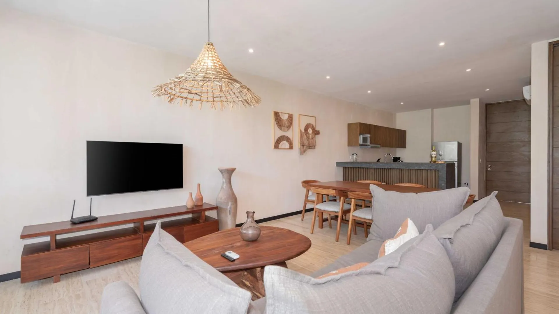 Extraordinary 2Br Apartment In Fully Equipped Hotel In Tulum Pueblo 0*,
